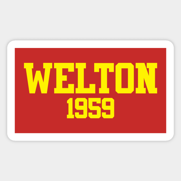 Welton 1959 Sticker by GloopTrekker